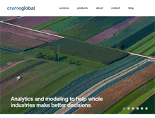 Tablet Screenshot of cremeglobal.com
